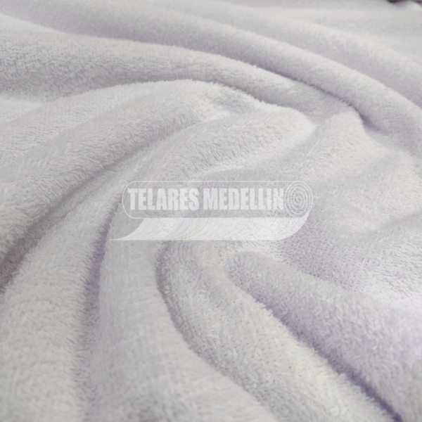 Tela Toalla 150 cm ancho 300 gr Blanca - Telares Medellin